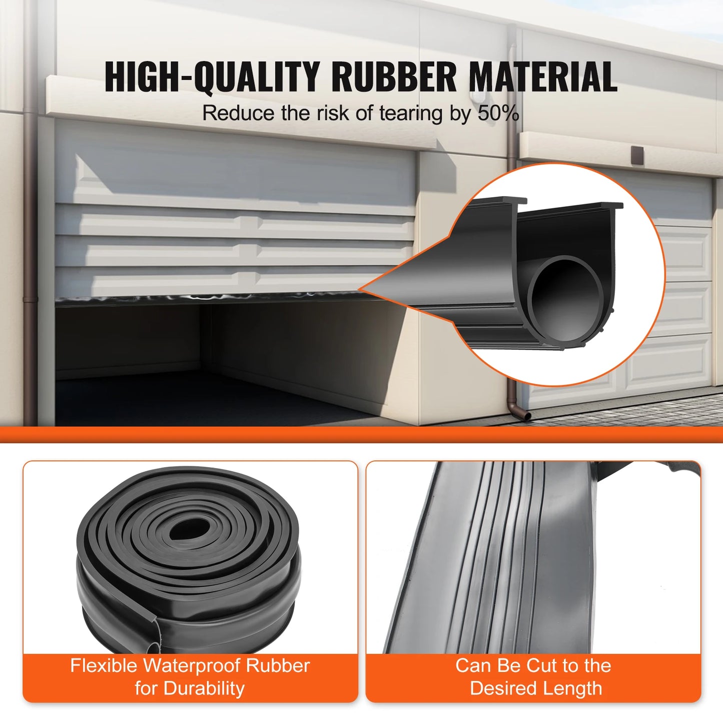 Bottom Rubber U Shape Garage Door Seals