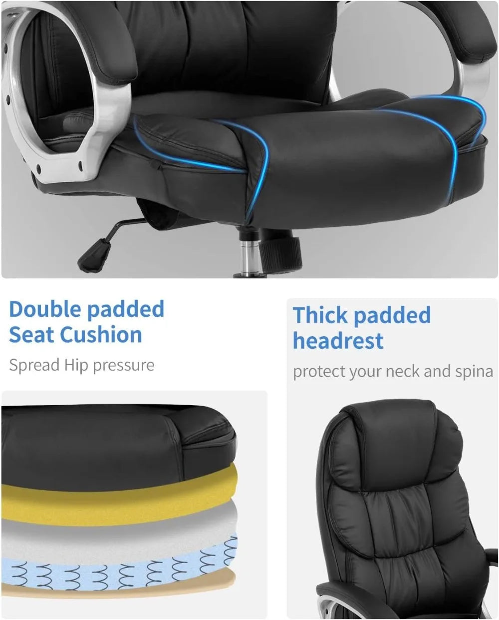 Executive High Back Adjustable Ergonomic Desk Chair