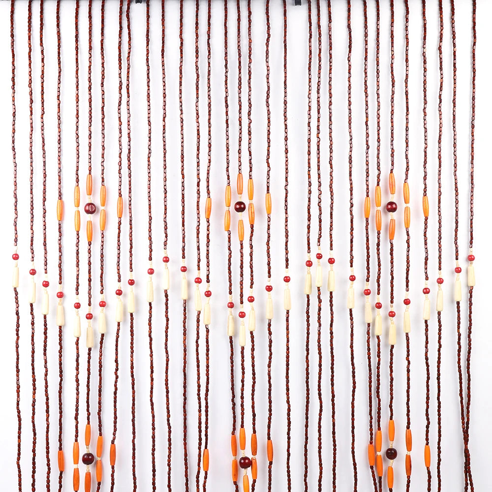 Wood Beads String Door Curtain