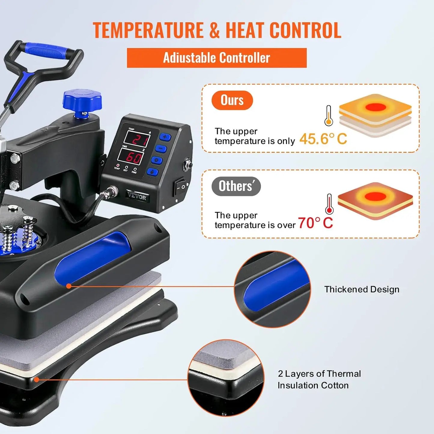 5 in 1 Heat Press Machine For T-Shirt