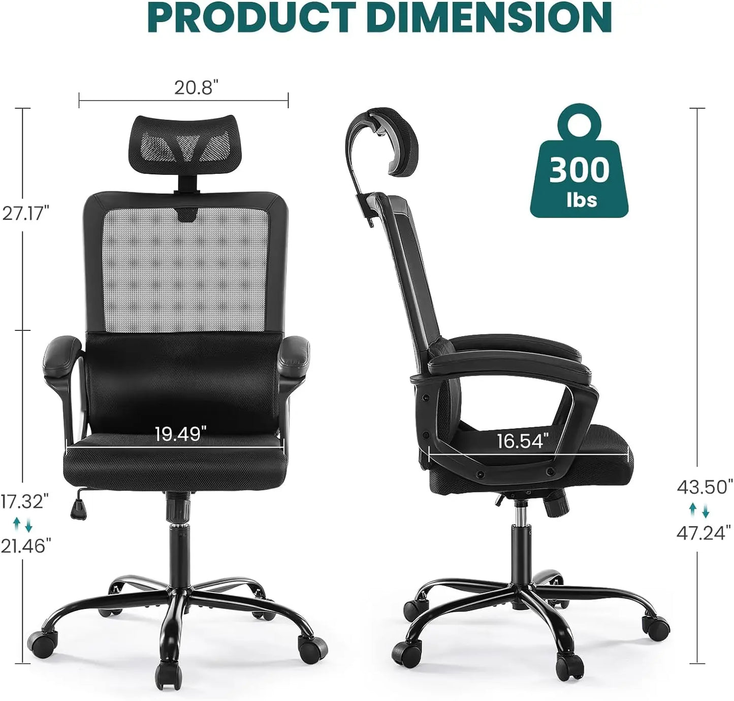 Ergonomic High Back Office Computer Chair