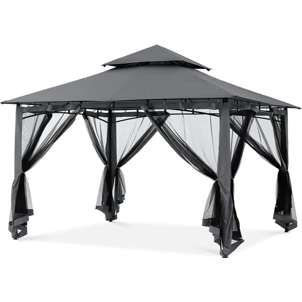 Steel Frame 8x8 Garden Gazebos For Patios