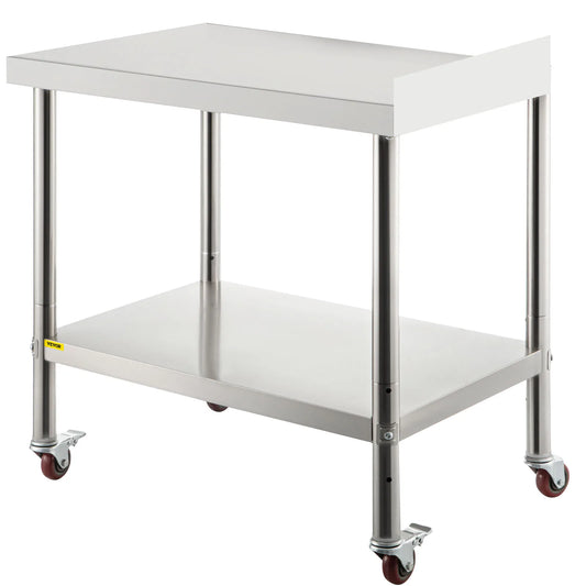 Heavy Duty Stainless Steel Prep Table