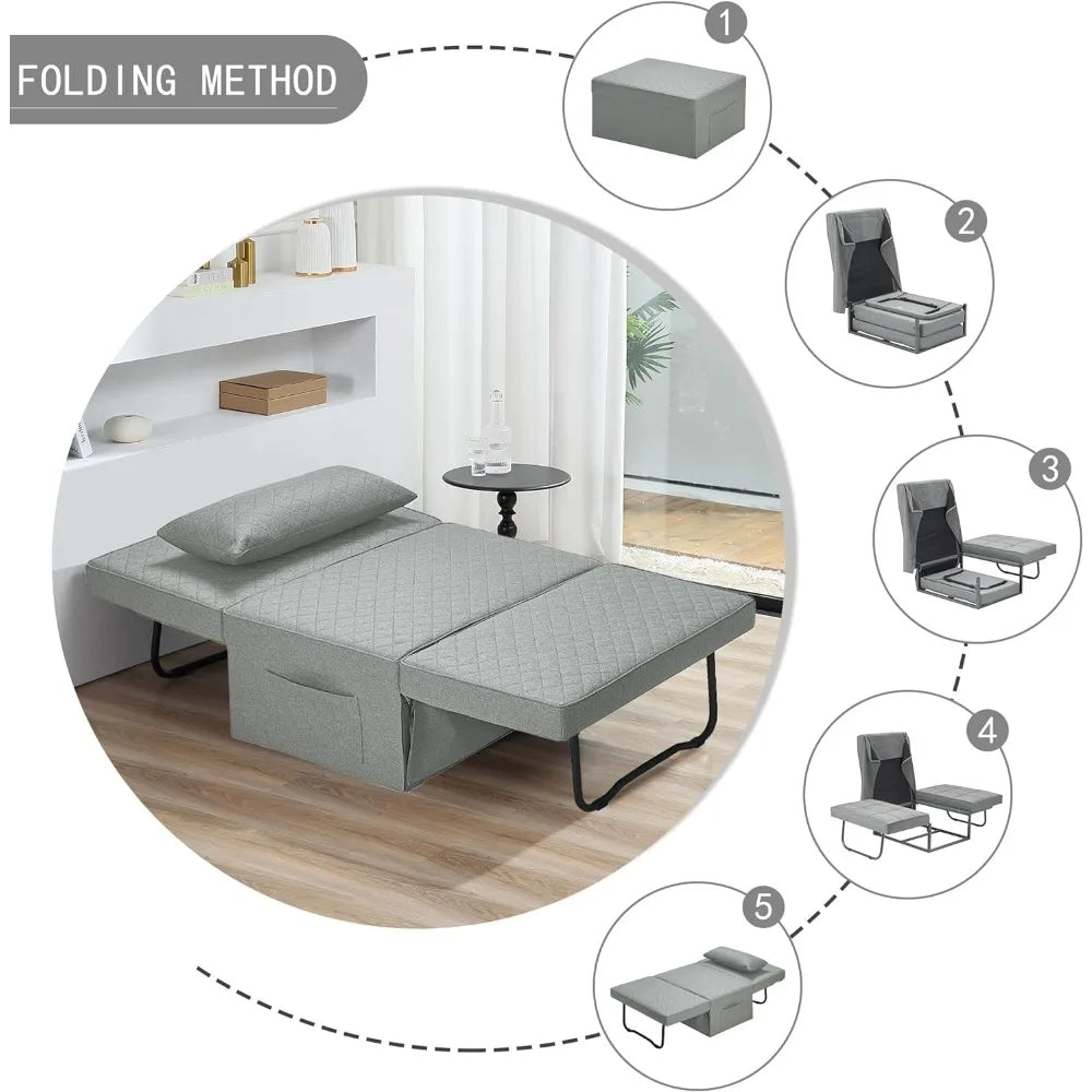 Diamond Shape 4+1 Multi-Functional Sofa Bed