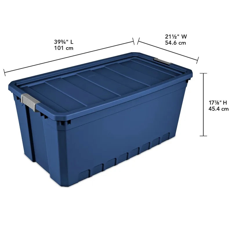 50-Gallon Stackable Industrial Storage Containers