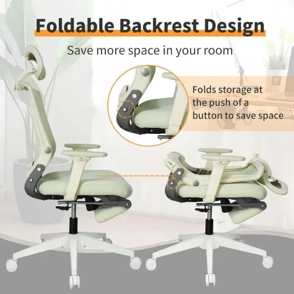 Mesh Back Foldable Ergonomic Office Chair