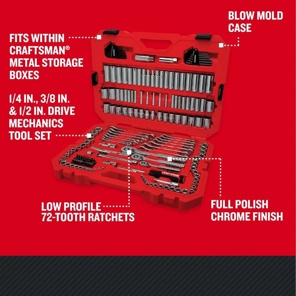 CRAFTSMAN Mechanics Tool Set, 189 Piece