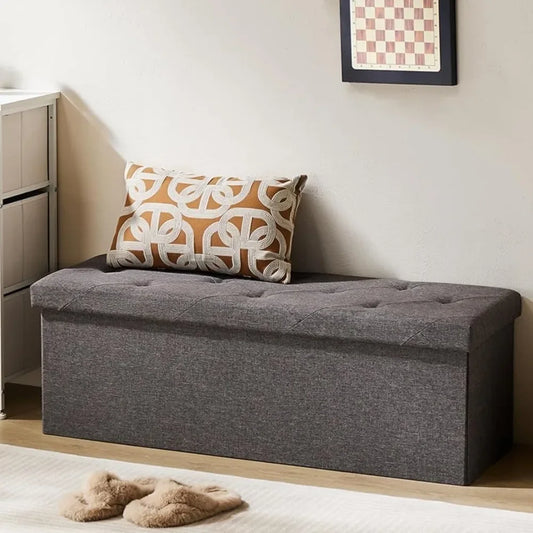 Storage Ottoman Bench 43Inches In Large Capacity