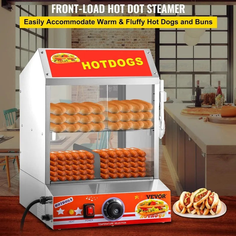 Hot Dog 2-Tier Hut Steamer