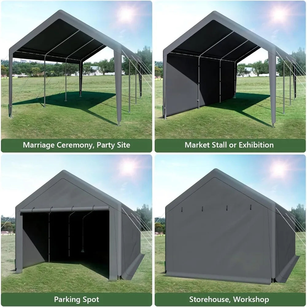 10x20ft Heavy Duty Outdoor Canopy Carport