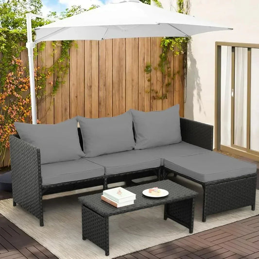 3-Piece Outdoor Furniture Patio Set