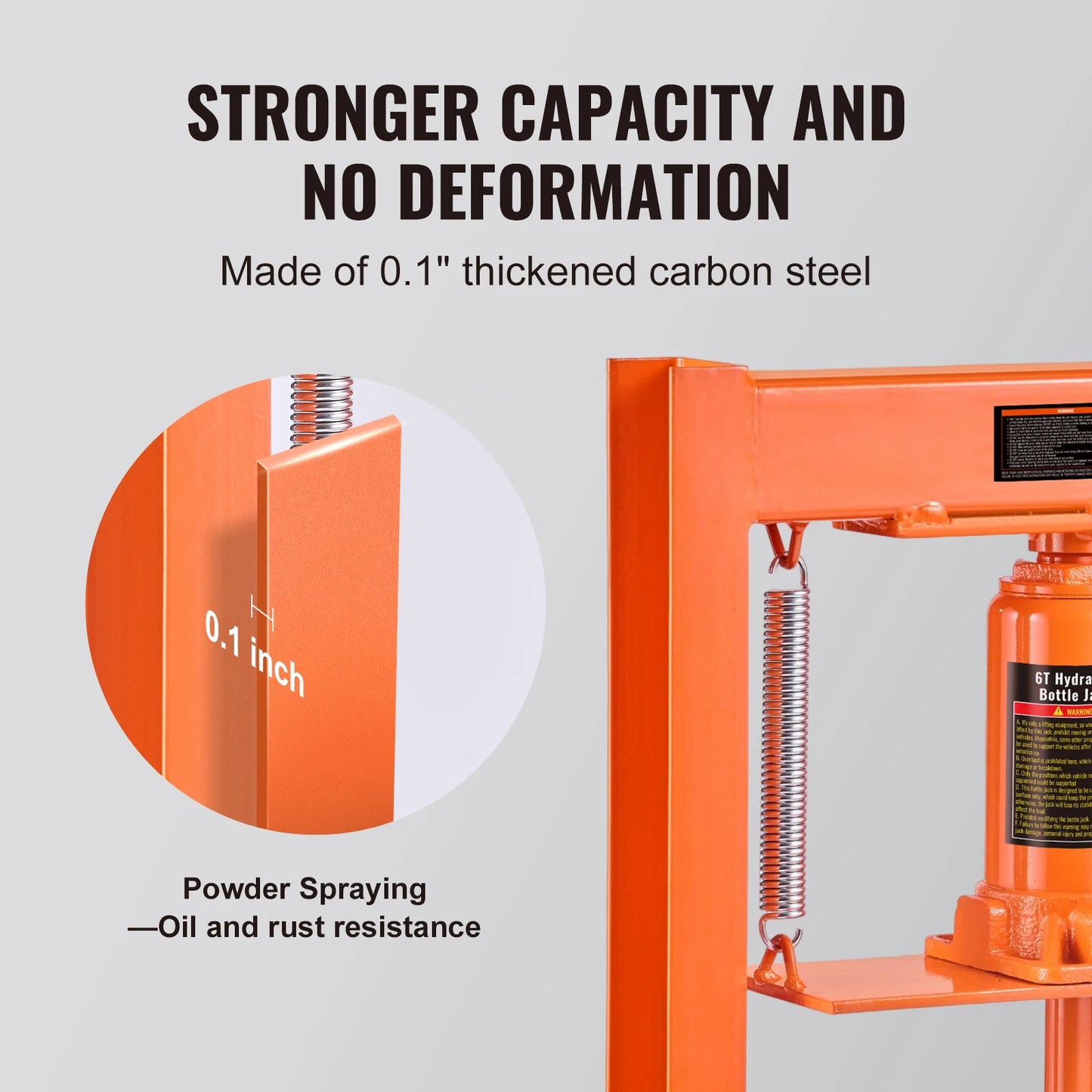 Hydraulic H-Frame Garage Floor Press