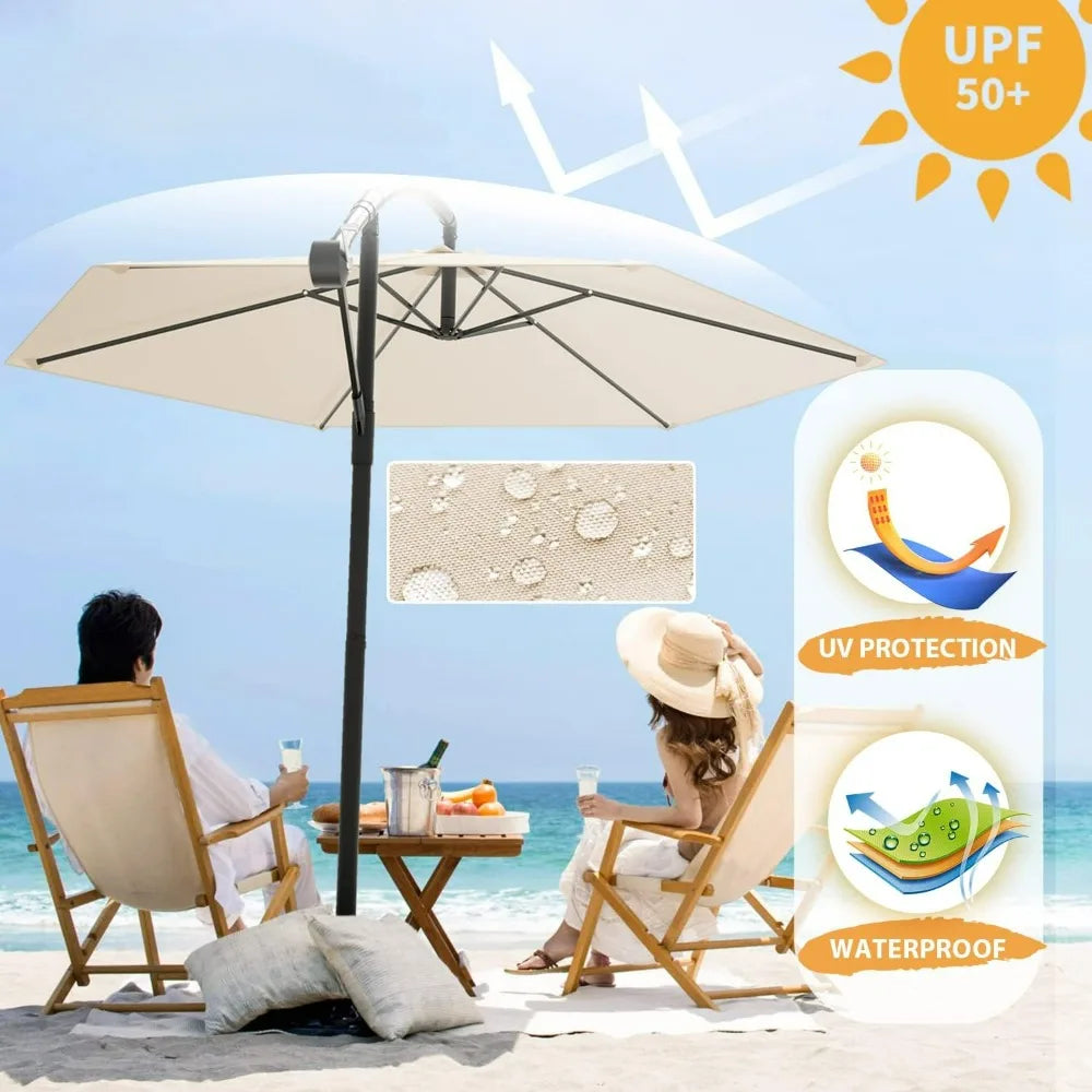 Outdoor Parasol Offset Hanging 10FT Umbrella