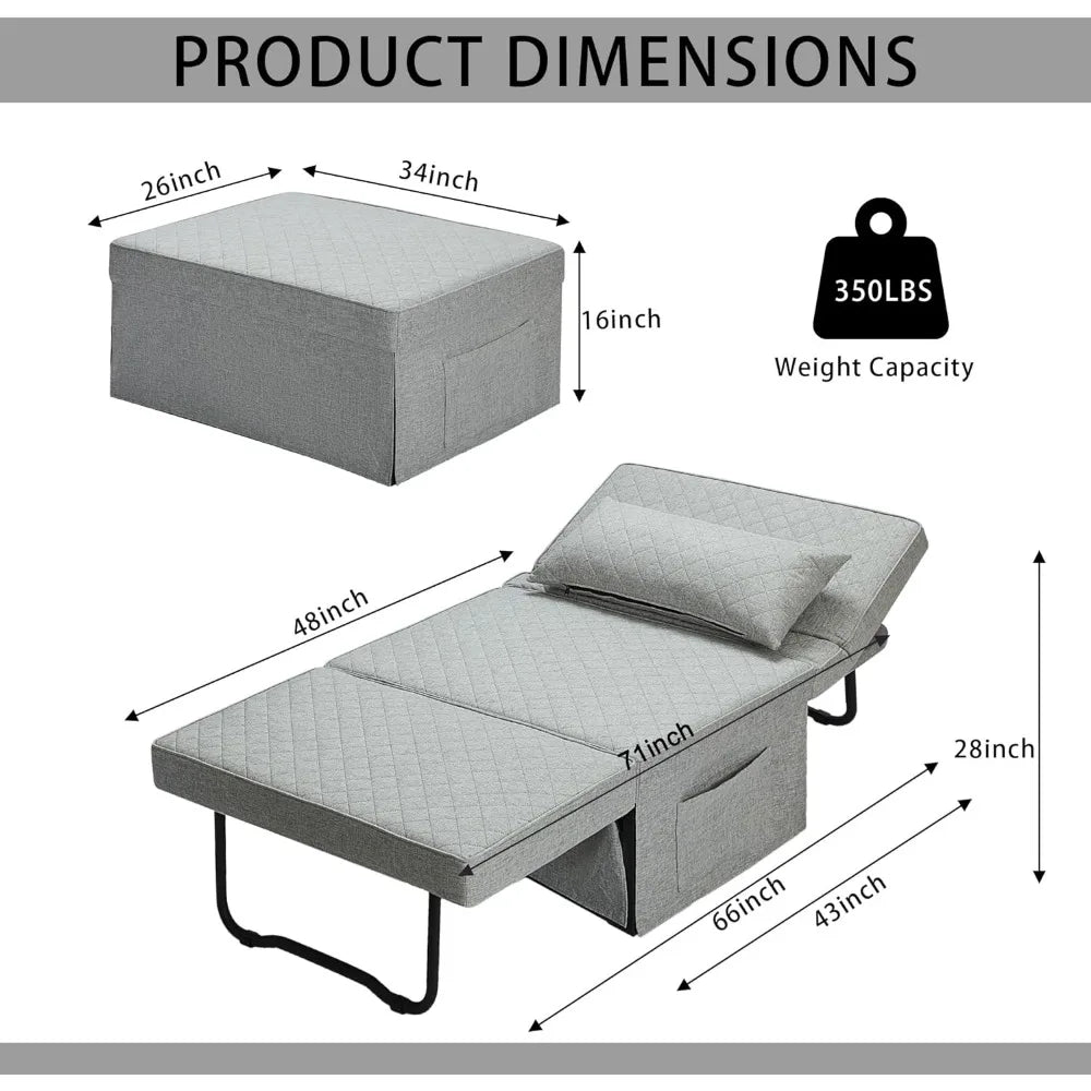 Diamond Shape 4+1 Multi-Functional Sofa Bed